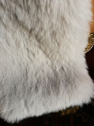 Estola Pelo Blanco Hielo NUEVO