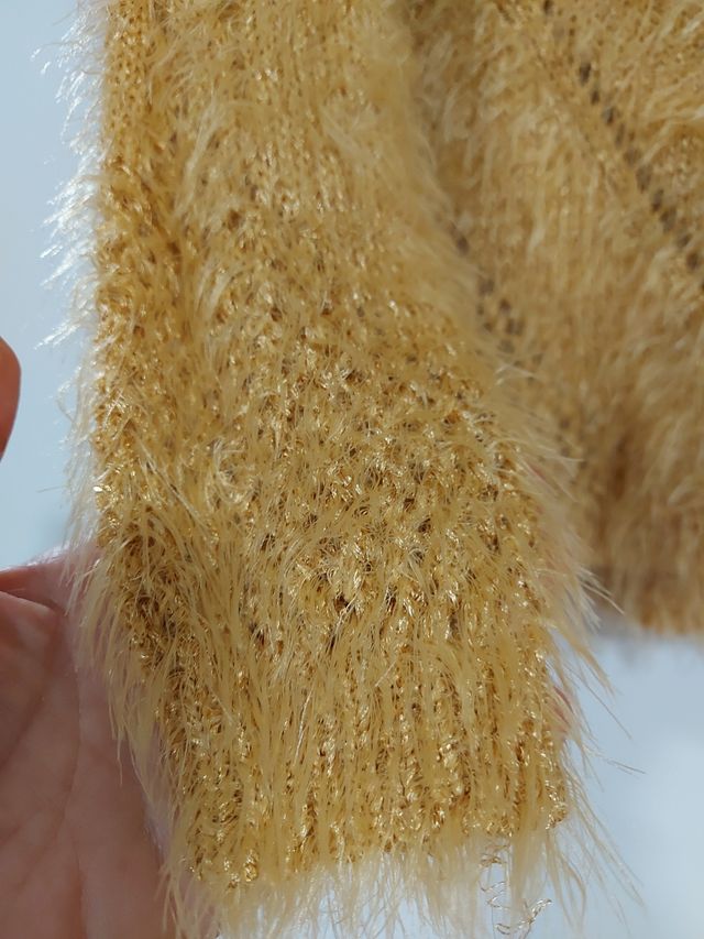 Jersey de  pelo u con brillo