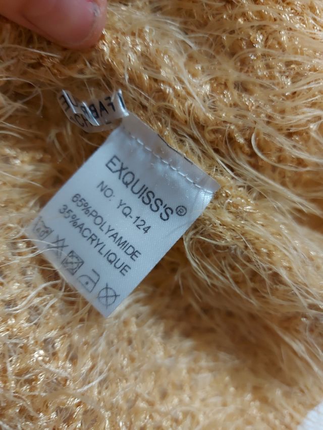 Jersey de  pelo u con brillo