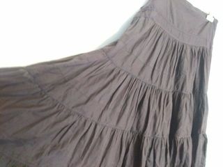 Falda vuelo hippie Zara marrón T40