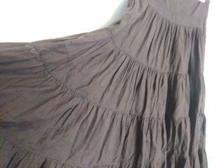 Falda vuelo hippie Zara marrón T40