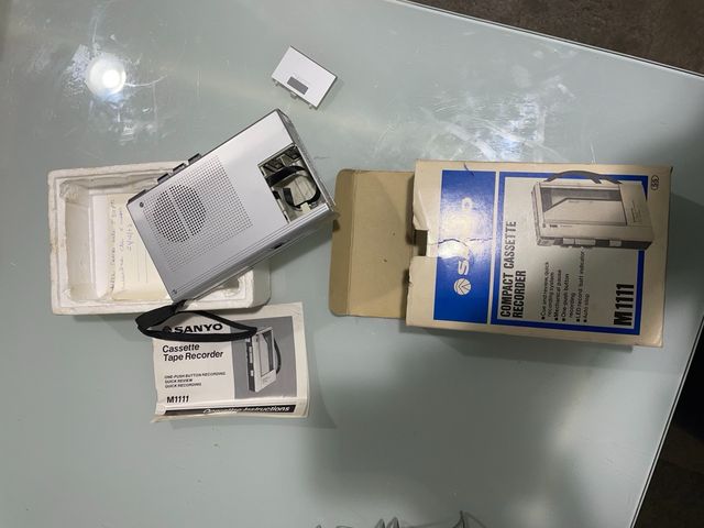 Grabadora Cassette Sanyo año 87