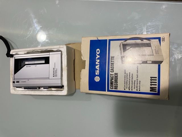 Grabadora Cassette Sanyo año 87