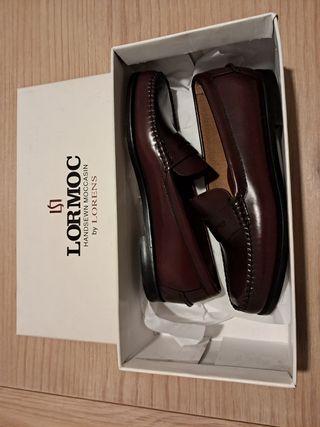 Mocasines burdeos