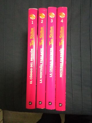 Lote de 4 libros de Tea Stilton 