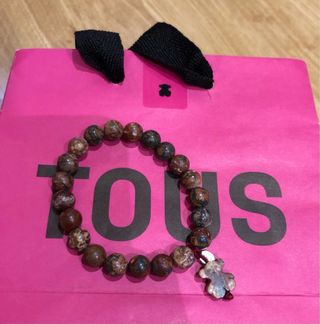 Pulsera etástica🐻Tous ojo de tigre🐯Original