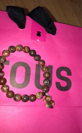 Pulsera etástica🐻Tous ojo de tigre🐯Original