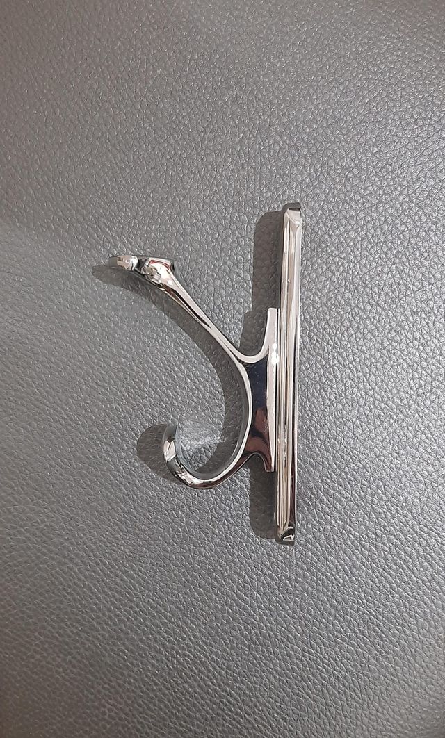 Percha doble acero inoxidable