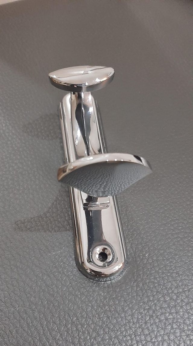 Percha doble acero inoxidable