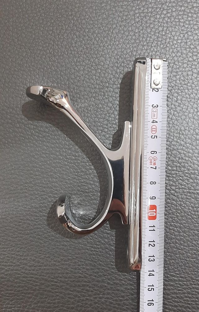 Percha doble acero inoxidable