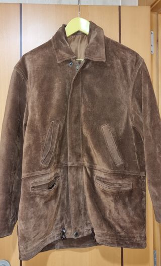 Chaqueta de piel / ante para hombre 