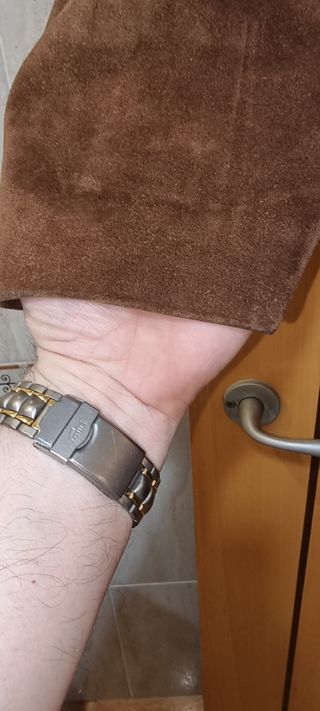 Chaqueta de piel / ante para hombre 