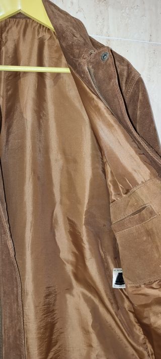 Chaqueta de piel / ante para hombre 