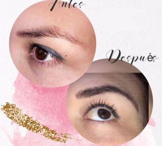 microblading. Labios, líneas.