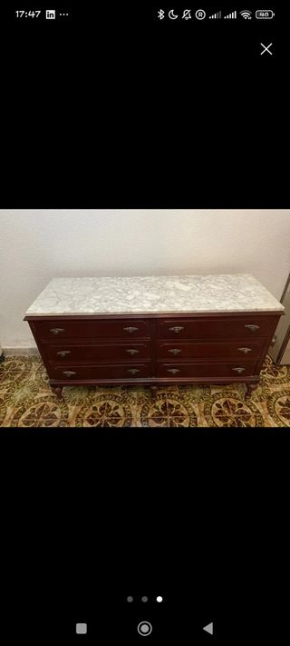Mueble cajonera Vintage Antigüedades bien conserva