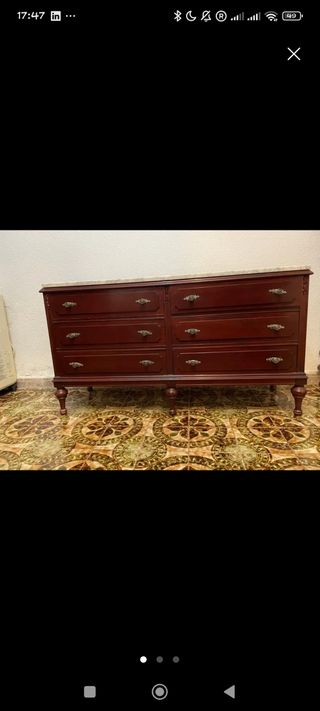 Mueble cajonera Vintage Antigüedades bien conserva