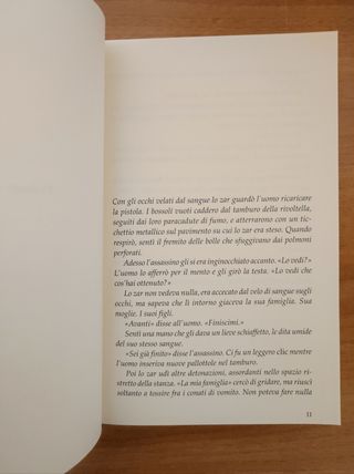Libro L'occhio dello Zar