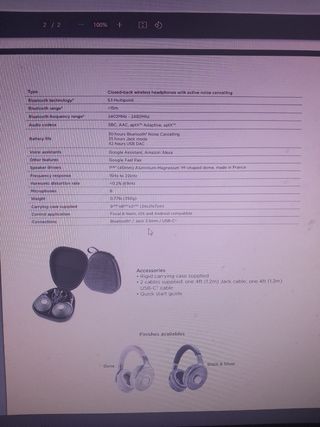 Auriculares FOCAL BATHYS dune, deep,black