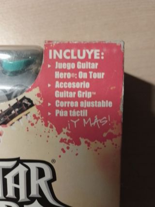 Guitar Hero on tour DS pack guitar grip y extras