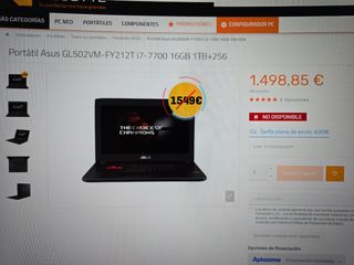 Portátil Toshiba Satellite Pro 17"