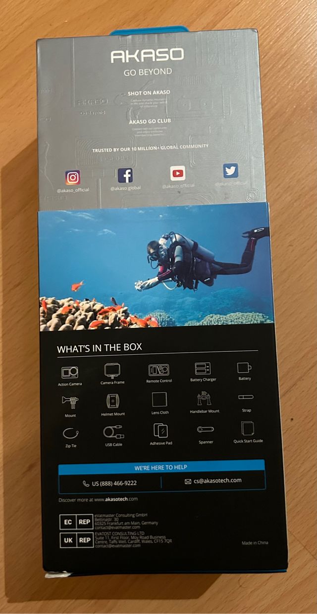 Cámara Deportiva AKASO