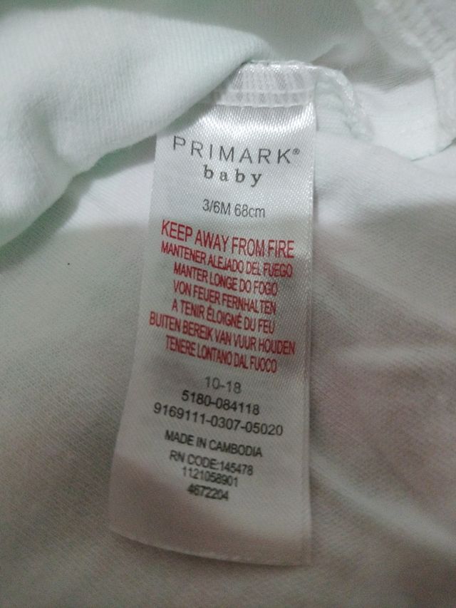 Bodys 3-6 mese manga corta