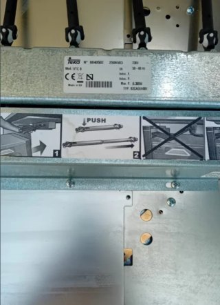 Vitrocerámica marca Teka "No es táctil"