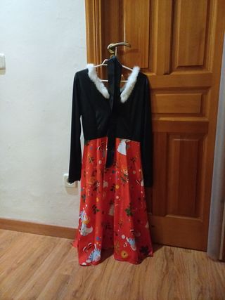 Vestido navidad vintage