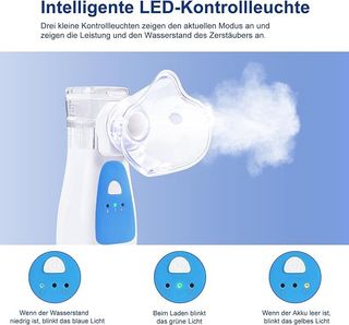 Inhalador Nebulizador  USB Recargable SIN ESTRENAR