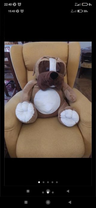 Peluche grande perro