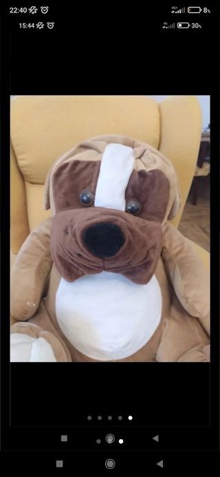 Peluche grande perro