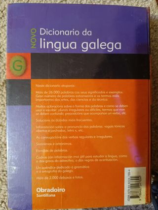 Diccionario da lingua galega.