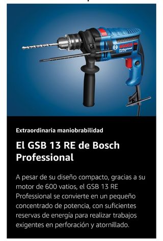 🔵Taladro  Bosch Profesional gsb 13RE