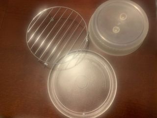 Plato microondas:Regalo rejilla + cubrealimentos