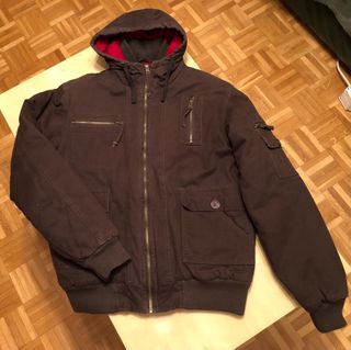 Cazadora verde militar de hombre