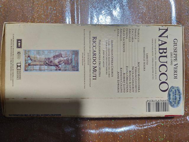 NABUCCO orchestrato RICCARDO MUTI opera in 4 atti