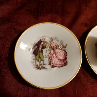 Conjunto decorativo de 2 chavenas