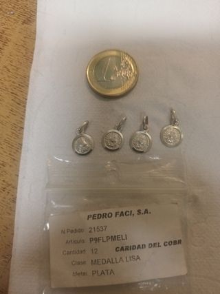 Medallas de plata Ntra. SRA. CARIDAD