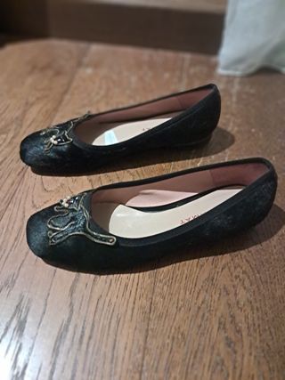 Bailarinas negras gatitos