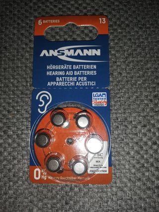 batterie per apparecchio acustico 3 scatole 2 eur