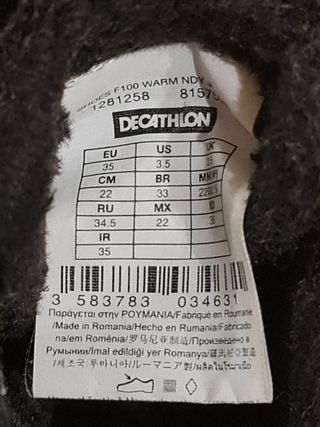 Botas de montaña talla 35