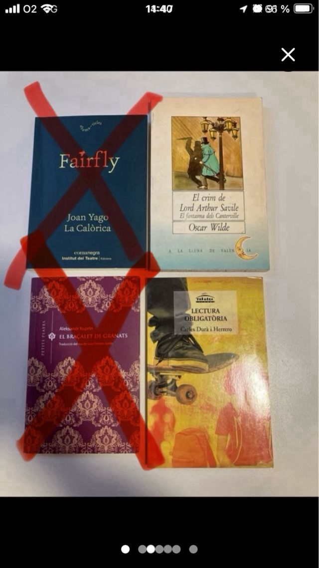 2 libros lectura en valencià