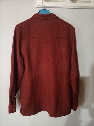 Sobrecamisa granate vintage