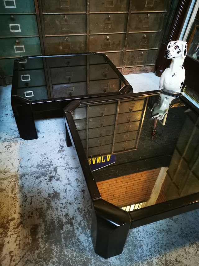 Quesa 1 Mesa de centro vintage. Espejo