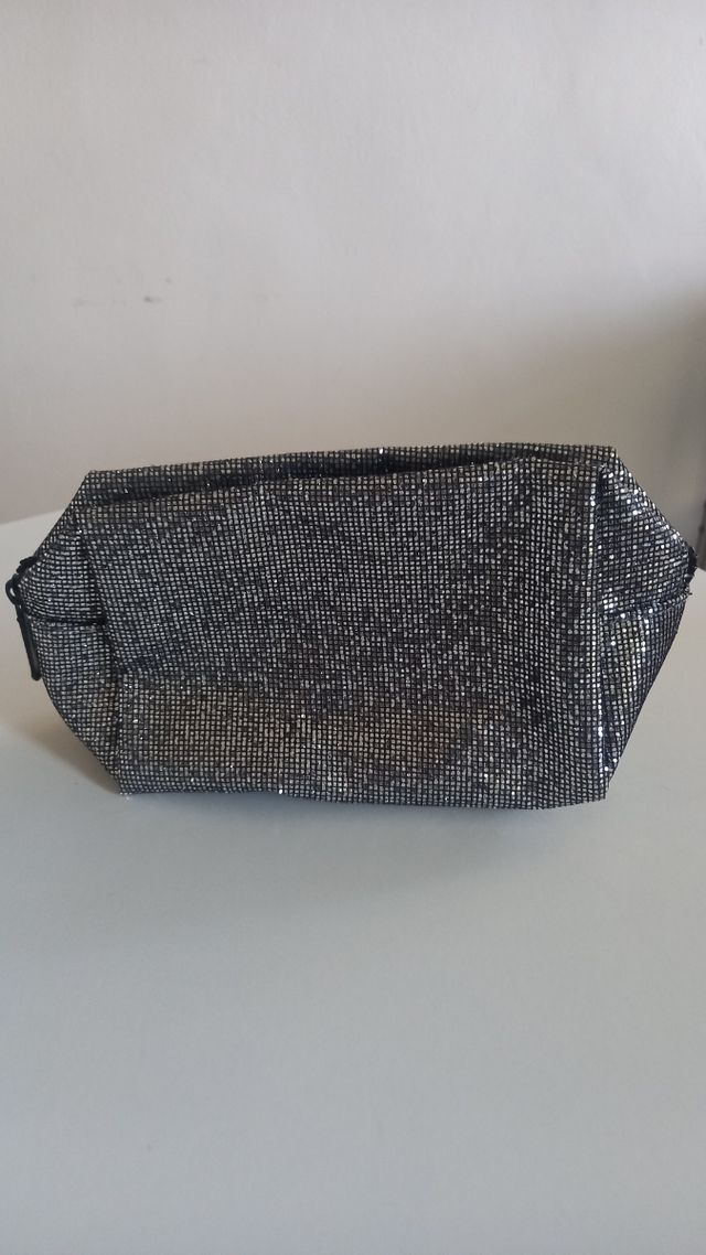 Pocchet per trucchi,nuovo,argento