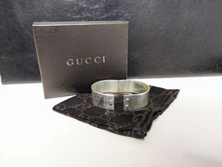 Bracciale vintage Gucci argento 925 completo scato