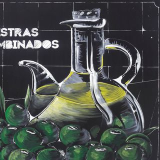 Decoración e ilustración de pizarras. muralista.