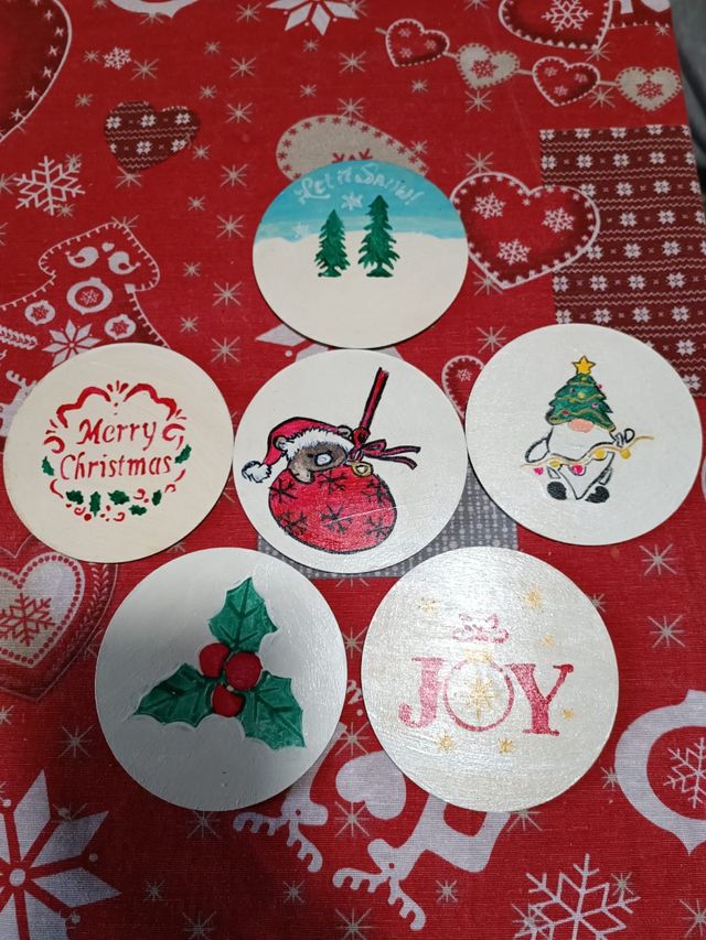 Sottobicchiere natalizi