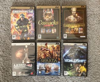 LOTE 6 JUEGOS ESTRATEGIA FX/PC