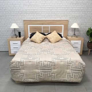 DORMITORIO COMPUESTO CABECERO CON MESITAS